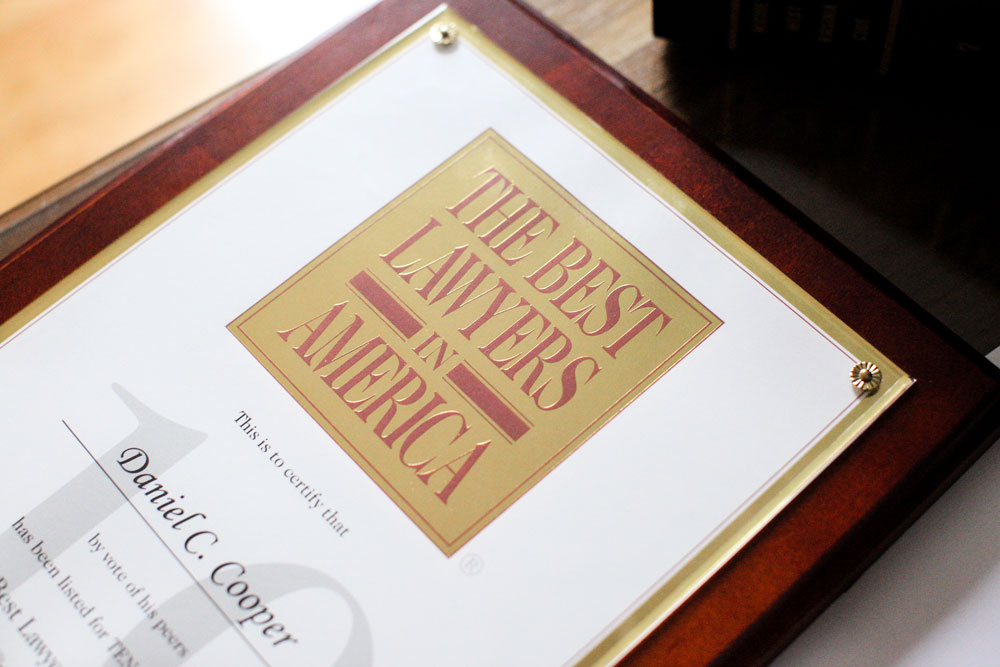 Best-Lawyer-in-America-Award-Daniel Cooper